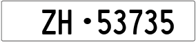 Truck License Plate